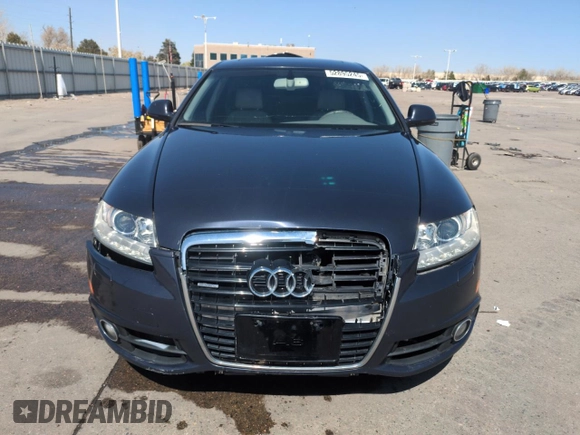2011 Audi A6 Premium Plus with VIN WAUFGAFB3BN031282, listed as a Copart auction lot 52895245 with 89,663 mi miles and Salvage title. Bid and sale history available at DreamBid. Image 5.