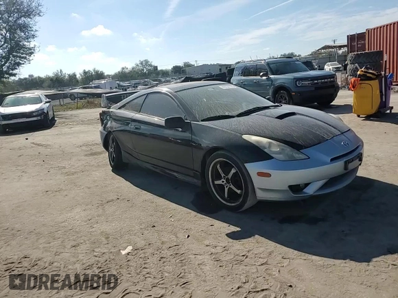 2002 Toyota Celica GTS with VIN JTDDY38TX20057061, listed as a Copart auction lot 43334735 with 123,908 mi miles and Salvage Title. Bid and sale history available at carsss.com. Image 10.