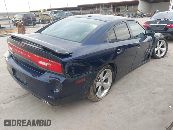 2014 Dodge Charger SXT with VIN 2C3CDXHG9EH315737, listed as a IAAI auction lot 41011662 with 98,104 mi miles and . Bid and sale history available at DreamBid. Image 4.