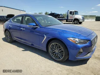 2019 Genesis G70 2.0T Advanced with VIN KMTG44LA1KU014890, listed as a Copart auction lot 52154034 with 41,220 mi miles and Salvage Title. Bid and sale history available at carsss.com. Image 4.