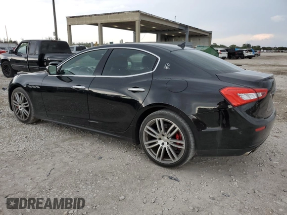 2016 Maserati Ghibli S with VIN ZAM57RSA3G1184409, listed as a Copart auction lot 59459615 with 81,925 mi miles and Clean title. Bid and sale history available at DreamBid. Image 2.