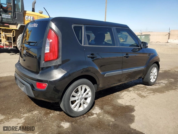 2013 Kia Soul + with VIN KNDJT2A65D7751845, listed as a Copart auction lot 73206964 with 75,383 mi miles and Salvage Title. Bid and sale history available at carsss.com. Image 3.