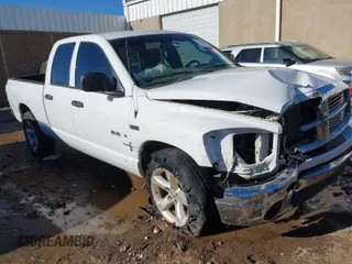 2008 Dodge 1500 SLT with VIN 1D7HA18268J225949, listed as a IAAI auction lot 41395990 with 185,162 mi miles. Bid and sale history available at carsss.com. Image 1.