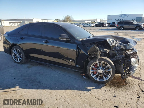 2022 Cadillac CT4-V z VIN 1G6DH5RL4N0115392, wystawiony jako Copart lot #80782094 z przebiegiem 16 567 mil mil oraz Szkody całkowita. Historia ofert i sprzedaży dostępna na DreamBid. Obrazek 4.