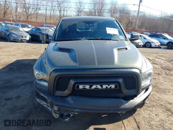 2021 Ram 1500 Warlock with VIN 1C6RR7GT9MS596989, listed as a IAAI auction lot 41673633 with 45,592 mi miles and . Bid and sale history available at DreamBid. Image 12.
