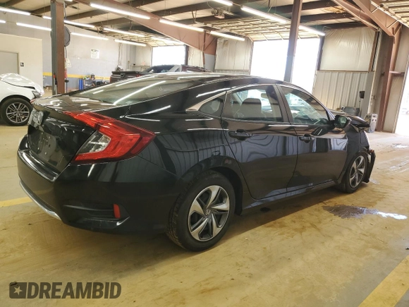 2020 Honda Civic LX z VIN 2HGFC2F64LH551171, wystawiony jako Copart lot #48491715 z przebiegiem 56 715 mil mil oraz Szkoda całkowita • Salvage title. Historia ofert i sprzedaży dostępna na DreamBid. Obrazek 3.