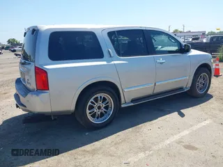2006 Infiniti QX56 with VIN 5N3AA08C96N807020, listed as a IAAI auction lot 42195989 with 252,405 mi miles and . Bid and sale history available at DreamBid. Image 4.