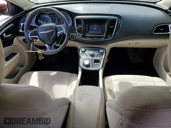 2015 Chrysler 200 Limited with VIN 1C3CCCAB2FN723063, listed as a Copart auction lot 52996575 with 245,700 mi miles and Clean Title. Bid and sale history available at carsss.com. Image 8.