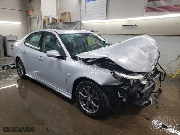 2008 Saab 9-3 Aero with VIN YS3FH46U281101009, listed as a Copart auction lot 43438955 with 110,411 mi miles and Salvage Title. Bid and sale history available at carsss.com. Image 4.