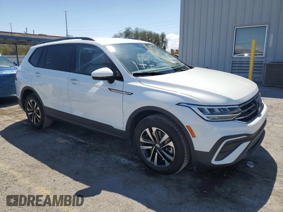 2024 Volkswagen Tiguan S with VIN 3VVRB7AX6RM198519, listed as a Copart auction lot 55683755 with Not provided miles and Salvage title. Bid and sale history available at DreamBid. Image 4.