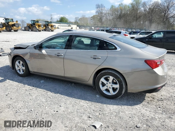 2022 Chevrolet Malibu LS with VIN 1G1ZC5ST2NF153396, listed as a Copart auction lot 51213455 with 21,803 mi miles and Salvage Title. Bid and sale history available at DreamBid. Image 2.