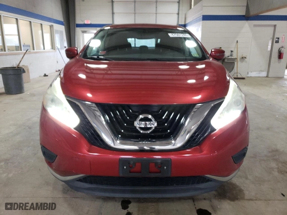 2016 Nissan Murano S with VIN 5N1AZ2MH7GN160195, listed as a Copart auction lot 47501245 with 201,155 mi miles and Salvage Title. Bid and sale history available at carsss.com. Image 5.