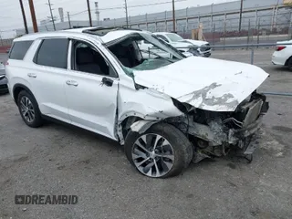 2021 Hyundai Palisade SEL z VIN KM8R24HE3MU305527, wystawiony jako IAAI lot #41890500 z przebiegiem 55 514 mil mil oraz . Historia ofert i sprzedaży dostępna na DreamBid. Obrazek 1.
