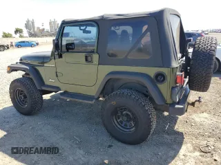 1997 Jeep Wrangler SE with VIN 1J4FY29P0VP521856, listed as a Copart auction lot 53396485 with 173,138 mi miles and Salvage Title. Bid and sale history available at carsss.com. Image 2.