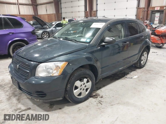 2007 Dodge Caliber with VIN 1B3HB28B27D321850, listed as a IAAI auction lot 41617311 with 180,446 mi miles. Bid and sale history available at carsss.com. Image 17.