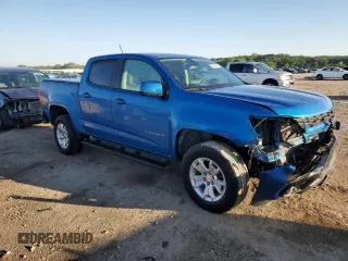 2022 Chevrolet Colorado 2WD LT with VIN 1GCGSCEN9N1330204, listed as a Copart auction lot 62593695 with 26,808 mi miles and Salvage title. Bid and sale history available at DreamBid. Image 4.