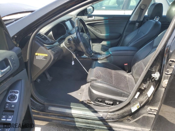 2016 Kia Cadenza Premium with VIN KNALN4D70G5209651, listed as a Copart auction lot 52408295 with 116,993 mi miles and Salvage Title. Bid and sale history available at carsss.com. Image 7.