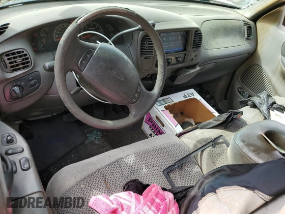 2000 Ford F-150 XL with VIN 1FTRX07W3YKA40036, listed as a Copart auction lot 51795085 with Not provided miles and Salvage title. Bid and sale history available at DreamBid. Image 8.