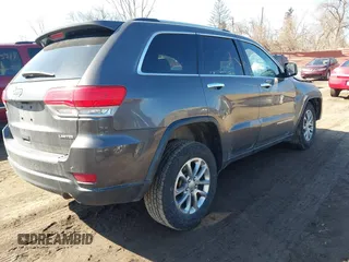 2015 Jeep Grand Cherokee Limited with VIN 1C4RJFBG0FC713456, listed as a IAAI auction lot 41751088 with 55,196 mi miles. Bid and sale history available at carsss.com. Image 4.