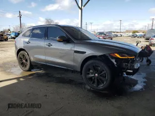 2021 Jaguar F-Pace S with VIN SADCJ2EU5MA664381, listed as a Copart auction lot 45389385 with 67,784 mi miles and Salvage title. Bid and sale history available at DreamBid. Image 4.