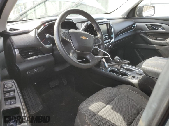 2018 Chevrolet Traverse LS with VIN 1GNEVFKW0JJ202173, listed as a Copart auction lot 47083575 with 0 mi miles and Salvage Title. Bid and sale history available at carsss.com. Image 8.