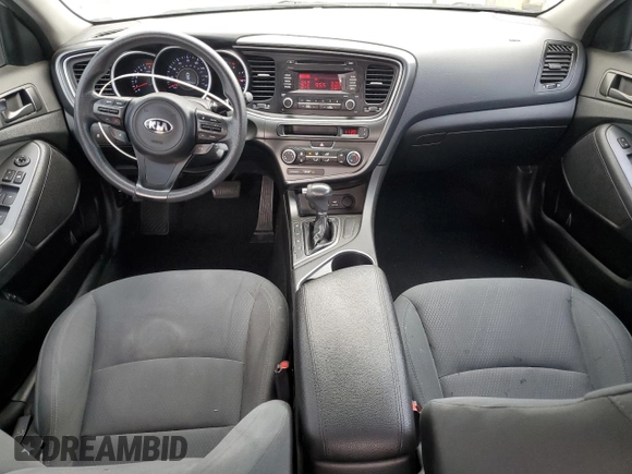 2015 Kia Optima LX with VIN 5XXGM4A77FG462827, listed as a Copart auction lot 53515465 with 187,016 mi miles and Salvage Title. Bid and sale history available at DreamBid. Image 8.
