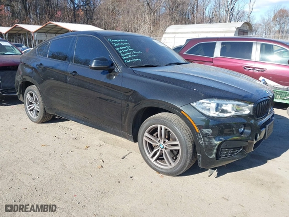 2019 BMW X6 xDrive35i with VIN 5UXKU2C50K0Z62820, listed as a IAAI auction lot 41006008 with 79,104 mi miles. Bid and sale history available at carsss.com. Image 1.