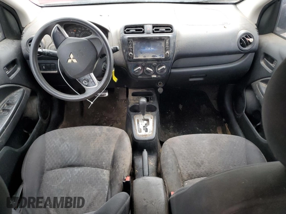 2018 Mitsubishi Mirage ES with VIN ML32A3HJ3JH000276, listed as a Copart auction lot 52456705 with 87,774 mi miles and Salvage title. Bid and sale history available at DreamBid. Image 8.