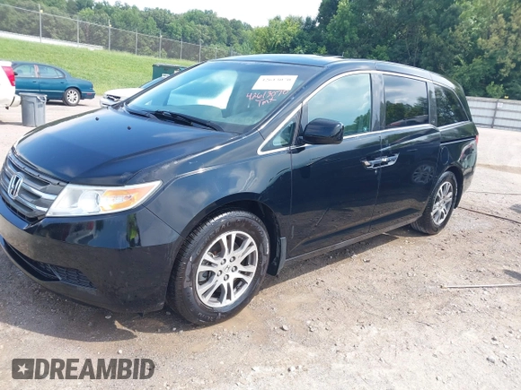 2011 Honda Odyssey EX-L with VIN 5FNRL5H69BB037248, listed as a IAAI auction lot 42613070 with 101,008 mi miles and . Bid and sale history available at DreamBid. Image 17.
