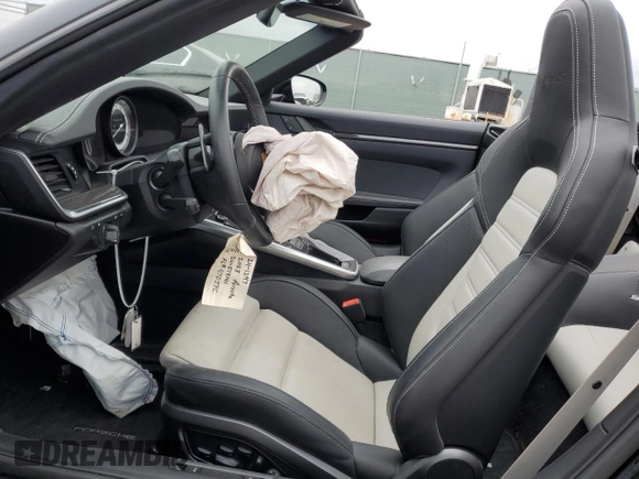 2023 Porsche 911 Turbo with VIN WP0CD2A93PS263575, listed as a Copart auction lot 41777665 with 0 mi miles and Salvage Title. Bid and sale history available at carsss.com. Image 7.