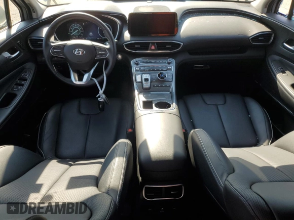 2023 Hyundai Santa Fe Hybrid Limited with VIN 5NMS5DA12PH018504, listed as a Copart auction lot 74368384 with 10,295 mi miles and Salvage Title. Bid and sale history available at carsss.com. Image 8.