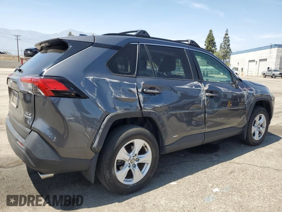 2020 Toyota RAV4 Hybrid XLE with VIN JTMRWRFV7LD063381, listed as a Copart auction lot 60661275 with 70,544 mi miles and Salvage title. Bid and sale history available at DreamBid. Image 3.