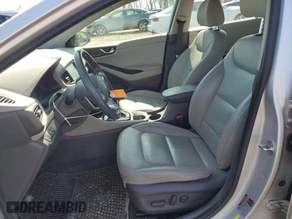 2018 Hyundai Ioniq Limited with VIN KMHC05LCXJU097276, listed as a Copart auction lot 51117795 with 73,779 mi miles and Salvage title. Bid and sale history available at DreamBid. Image 7.