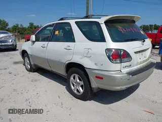2002 Lexus RX 300 with VIN JTJGF10U920120014, listed as a IAAI auction lot 42120963 with 1 mi miles. Bid and sale history available at carsss.com. Image 3.