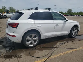 2022 Audi Q5 S line Premium Plus with VIN WA1EAAFY1N2048022, listed as a Copart auction lot 56401135 with 50,936 mi miles and Clean title. Bid and sale history available at DreamBid. Image 3.