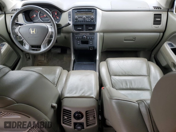 2006 Honda Pilot EX-L with VIN 2HKYF18596H534052, listed as a Copart auction lot 50204455 with 177,881 mi miles and Salvage Title. Bid and sale history available at DreamBid. Image 8.
