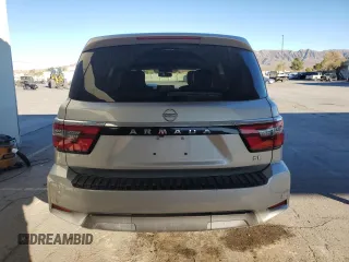 2021 Nissan Armada SL with VIN JN8AY2BA3M9373974, listed as a Copart auction lot 80250994 with 80,141 mi miles and Salvage Title. Bid and sale history available at carsss.com. Image 6.