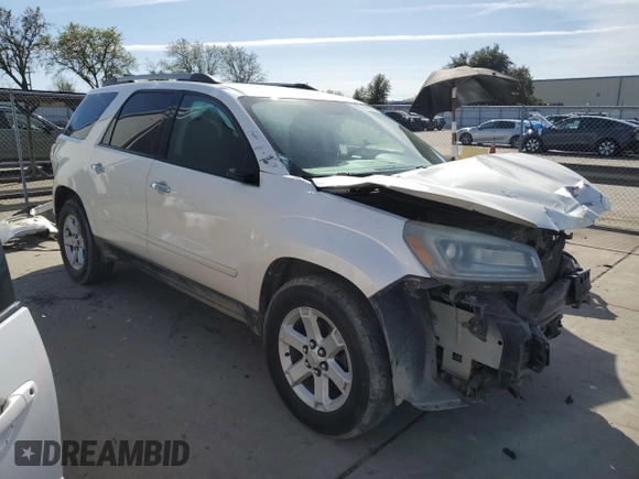 2013 GMC Acadia SLE with VIN 1GKKRNED1DJ177801, listed as a Copart auction lot 49496845 with 195,367 mi miles and Salvage Title. Bid and sale history available at carsss.com. Image 4.
