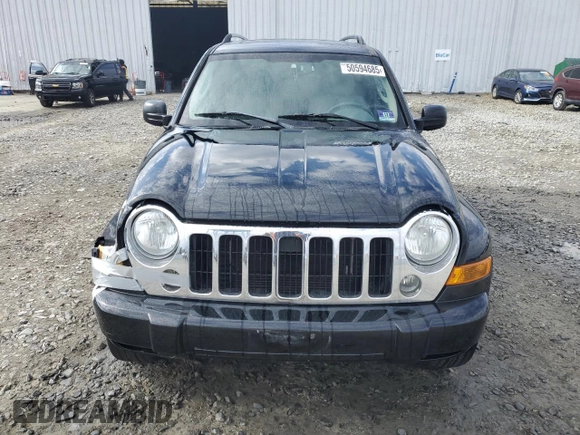 2006 Jeep Liberty Limited with VIN 1J4GL58K66W164569, listed as a Copart auction lot 50594685 with 215,040 mi miles and Salvage Title. Bid and sale history available at carsss.com. Image 5.