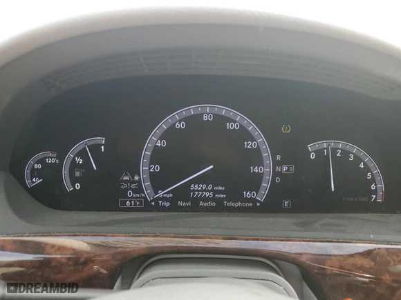 2013 Mercedes-Benz S-Class S 550 with VIN WDDNG7DB7DA511135, listed as a Copart auction lot 87851415 with 177,795 mi miles and Salvage Title. Bid and sale history available at carsss.com. Image 9.