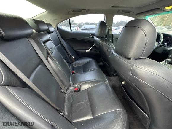 2006 Lexus IS 350 Auto with VIN JTHBE262165001506, listed as a Copart auction lot 42417965 with 213,188 mi miles and Clean Title. Bid and sale history available at carsss.com. Image 6.