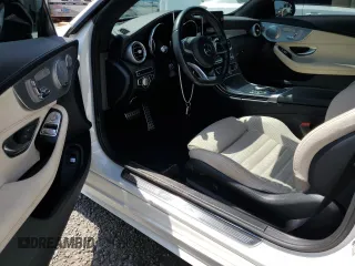 2018 Mercedes-Benz C 43 AMG with VIN WDDWJ6EB6JF759485, listed as a Copart auction lot 58625405 with 41,274 mi miles and Salvage title. Bid and sale history available at DreamBid. Image 8.