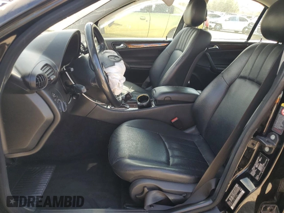 2005 Mercedes-Benz C 240 with VIN WDBRF61J15A712498, listed as a Copart auction lot 50835965 with 82,062 mi miles and Salvage Title. Bid and sale history available at DreamBid. Image 7.