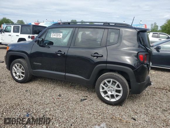 2021 Jeep Renegade Islander with VIN ZACNJDBB0MPM32819, listed as a Copart auction lot 57473315 with 5,370 mi miles and Salvage title. Bid and sale history available at DreamBid. Image 2.