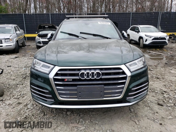 2018 Audi SQ5 Premium Plus with VIN WA1A4AFY7J2142857, listed as a Copart auction lot 46485883 with 0 mi miles. Bid and sale history available at carsss.com. Image 5.