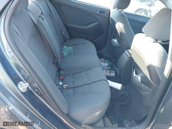 2015 Kia Optima LX with VIN 5XXGM4A75FG394494, listed as a IAAI auction lot 41596274 with 1 mi miles. Bid and sale history available at carsss.com. Image 8.