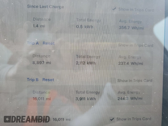 2024 Tesla Model Y Long Range z VIN 7SAYGDEE4RA251337, wystawiony jako Copart lot #59844555 z przebiegiem 16 011 mil mil oraz Szkoda całkowita • Salvage title. Historia ofert i sprzedaży dostępna na DreamBid. Obrazek 9.