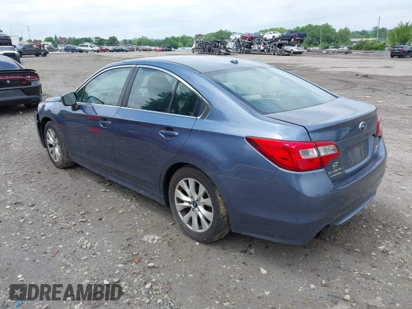 2015 Subaru Legacy Premium with VIN 4S3BNAC6XF3009764, listed as a IAAI auction lot 42528109 with 105,332 mi miles and . Bid and sale history available at DreamBid. Image 3.