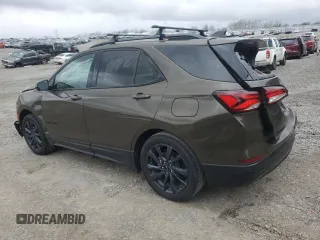 2024 Chevrolet Equinox RS with VIN 3GNAXMEG0RL161372, listed as a Copart auction lot 76330864 with 11,312 mi miles and Salvage title. Bid and sale history available at DreamBid. Image 2.