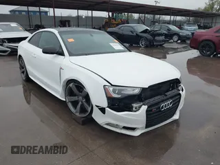 2015 Audi S5 Premium Plus with VIN WAUCGAFR0FA060672, listed as a IAAI auction lot 41183272 with 123,231 mi miles. Bid and sale history available at carsss.com. Image 1.